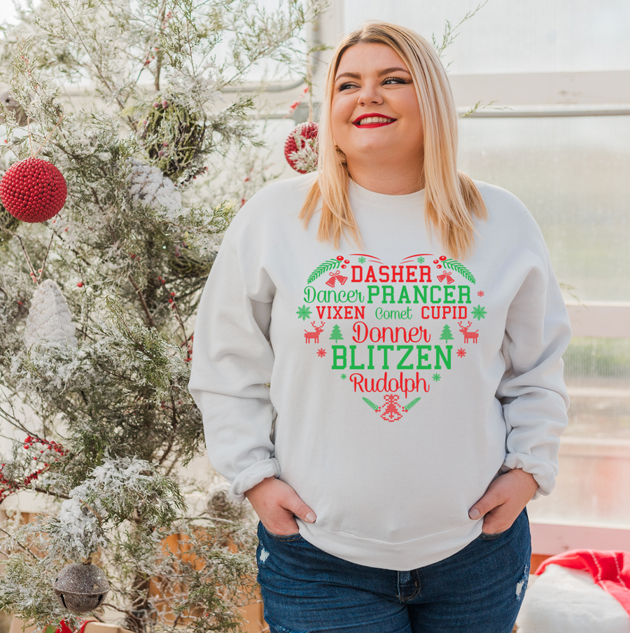 Santa's Reindeer Ugly Sweatshirt