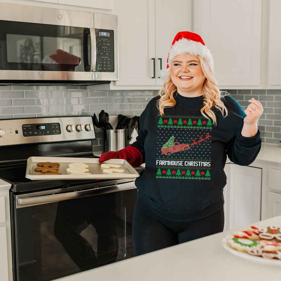 Farm Christmas Ugly Sweatshirt