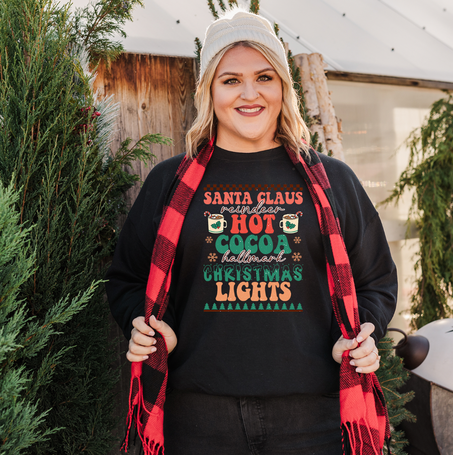 Retro Christmas Feels Ugly Sweatshirt