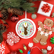 Reindeer Names - Holiday Ornament
