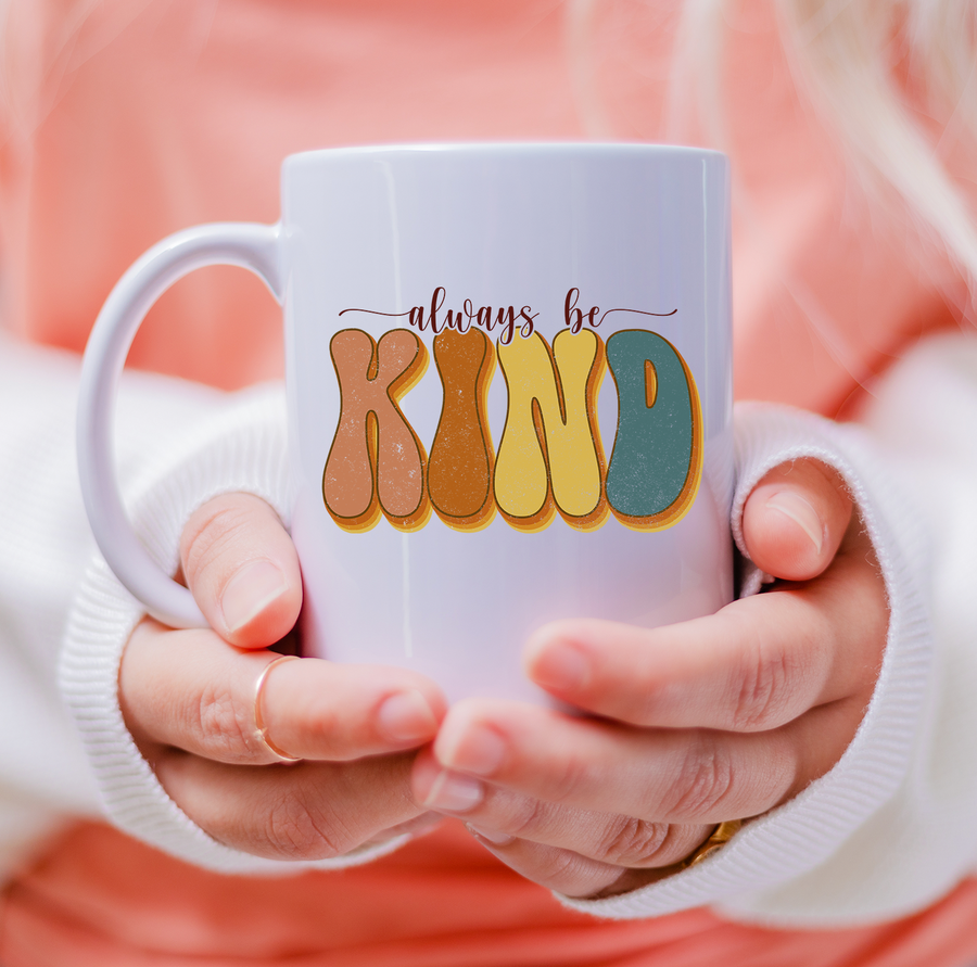 Retro Always Be Kind 15oz Mug