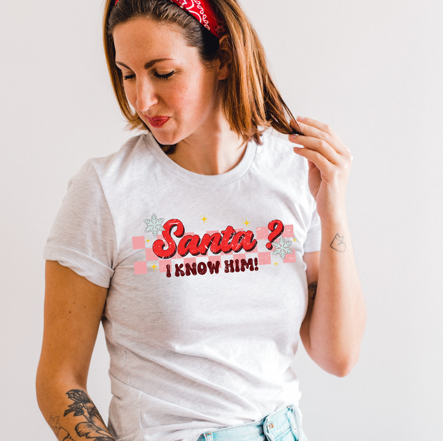Santa I Know Him Unisex T-shirt