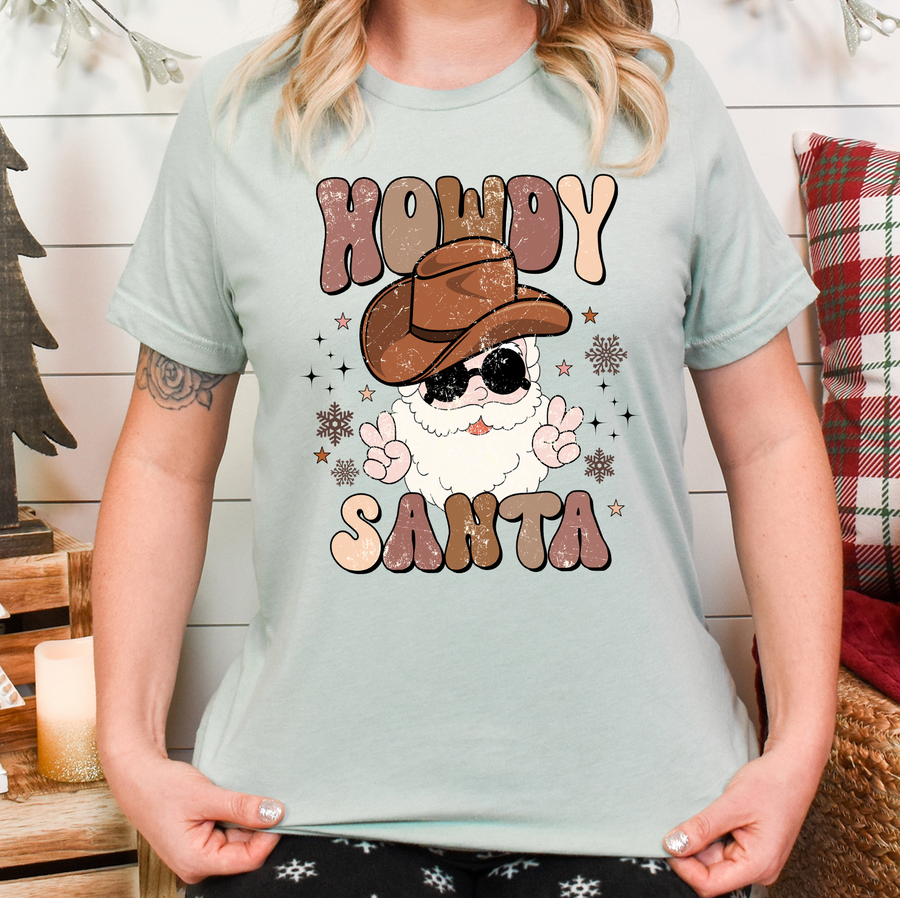 Howdy Santa Unisex T-shirt