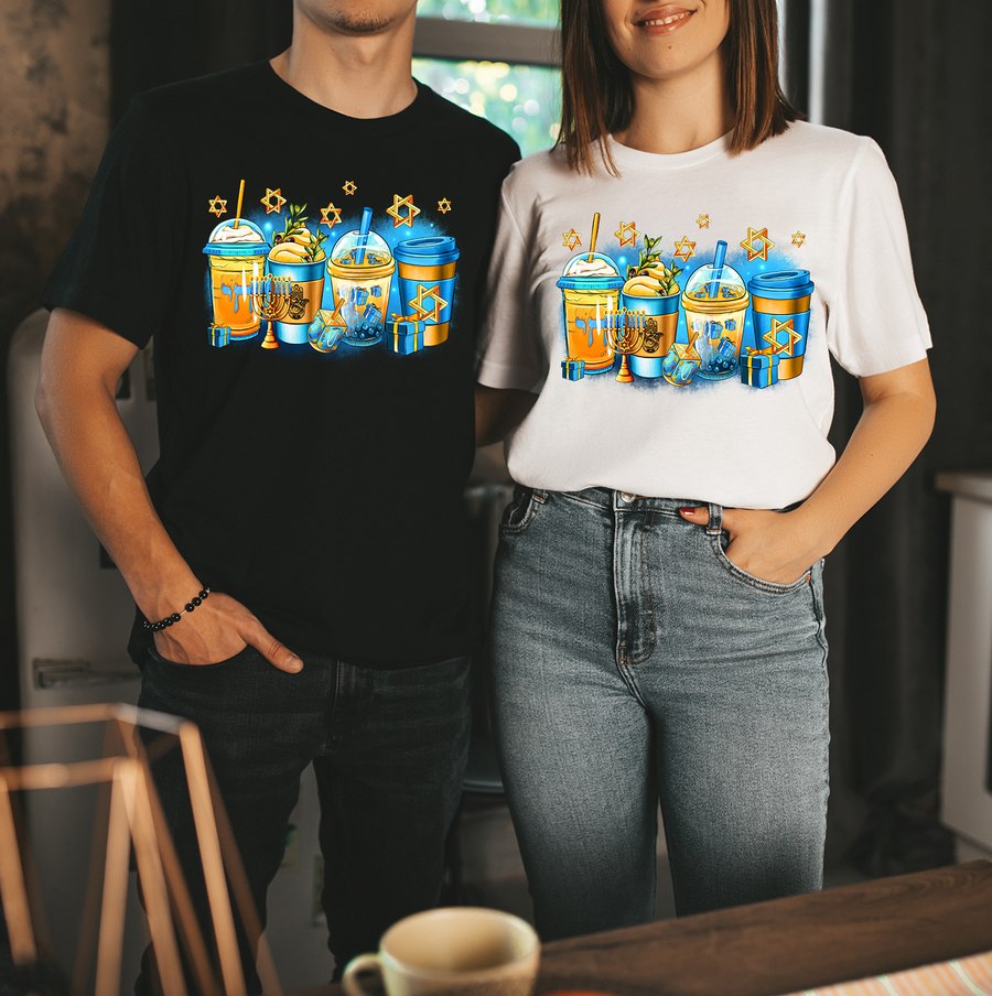 Hanukkah Coffee Unisex T-shirt