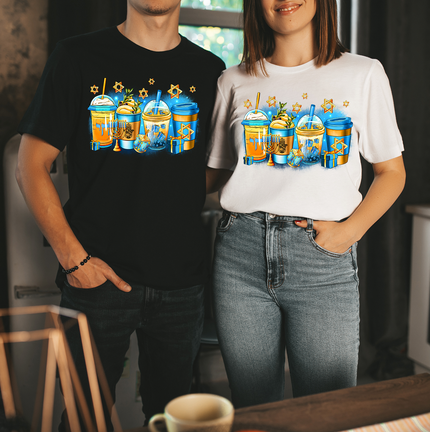 Hanukkah Coffee Unisex T-shirt