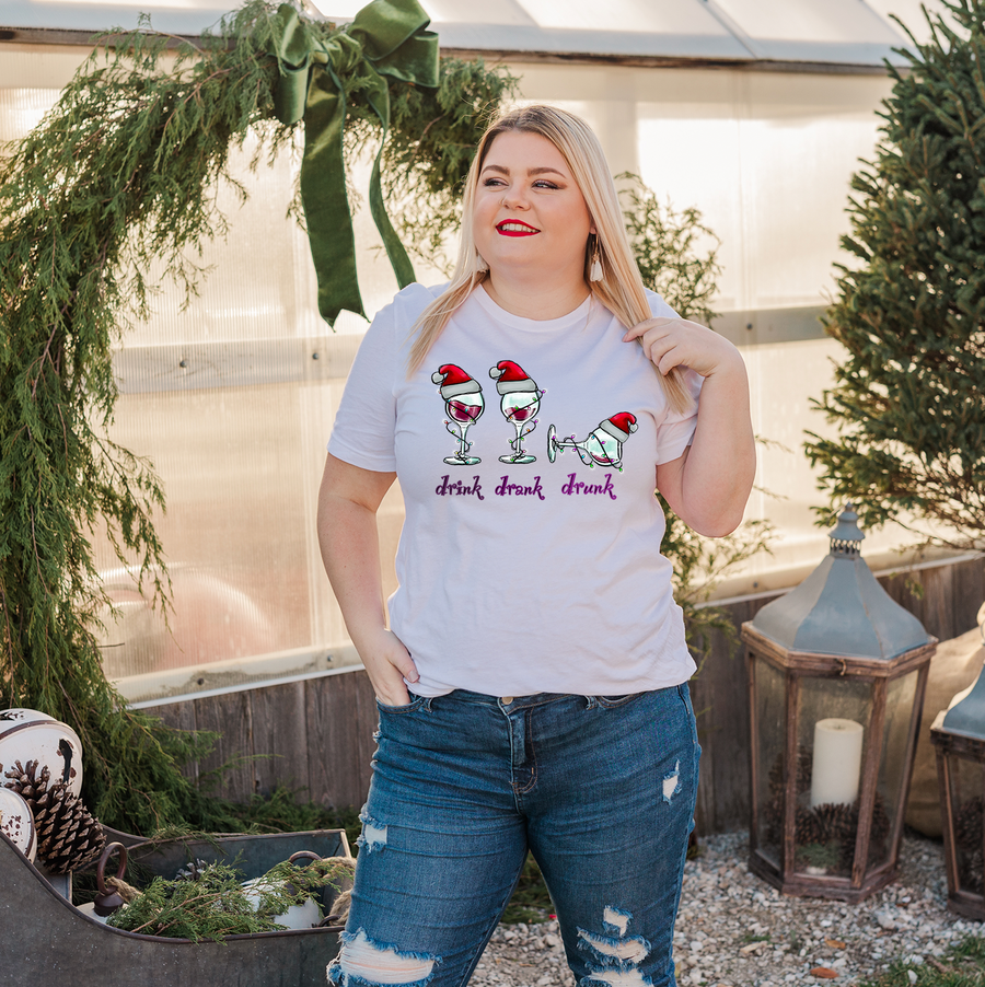 Drink Drank Drunk Unisex T-shirt