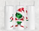 Grinch Gnome 20oz Skinny Tumbler