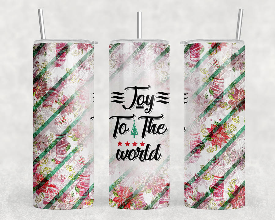 Joy To The World 20oz Skinny Tumbler