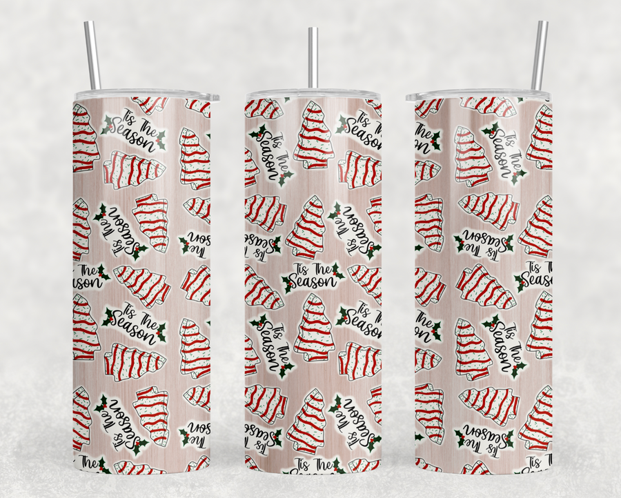 Tis The Season 20oz Skinny Tumbler