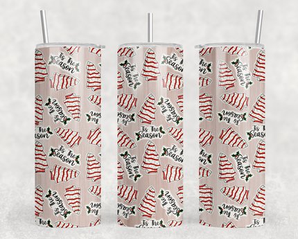 Tis The Season 20oz Skinny Tumbler