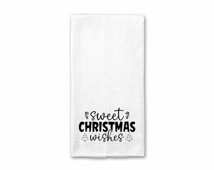 Sweet Christmas Wishes Kitchen Towel