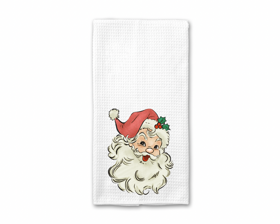 Vintage Santa Kitchen Towel