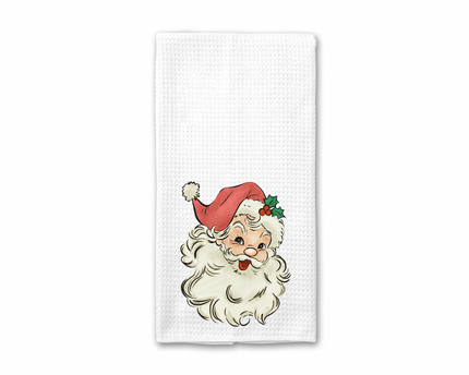 Vintage Santa Kitchen Towel