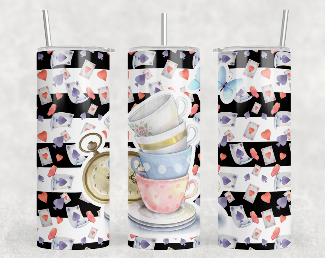 Teacups 20oz Skinny Tumbler