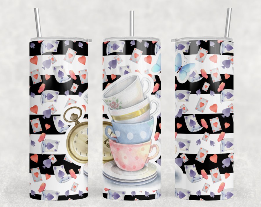 Teacups 20oz Skinny Tumbler