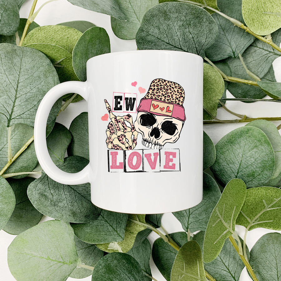 Ew Love Skull 15oz Mug