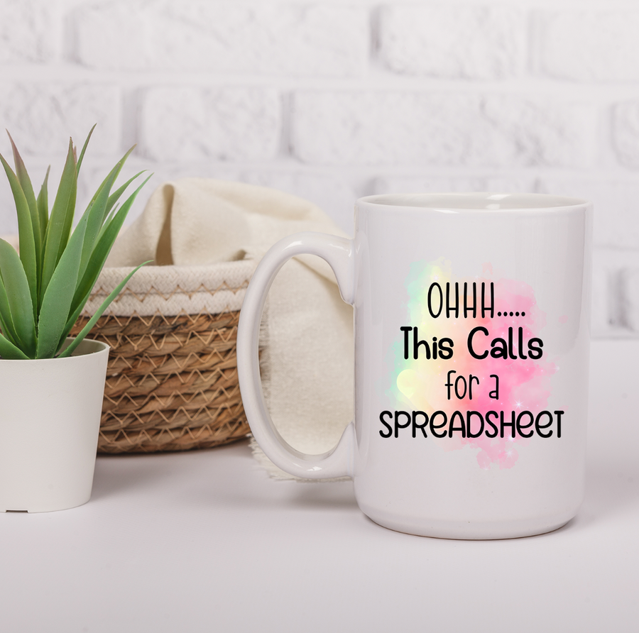 Spreadsheet 15oz Mug