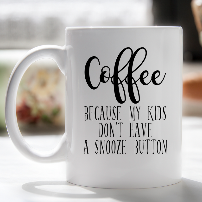Snooze Button 15oz Mug
