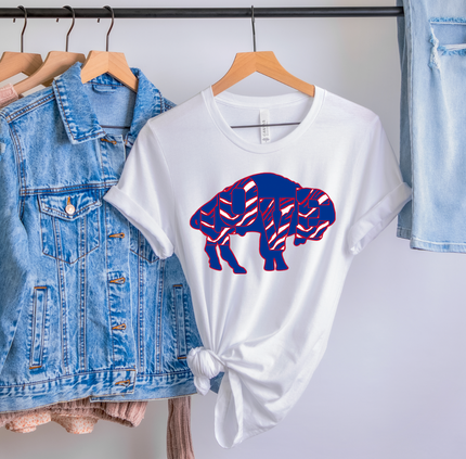 Zubaz Buffalo Love Unisex T-shirt