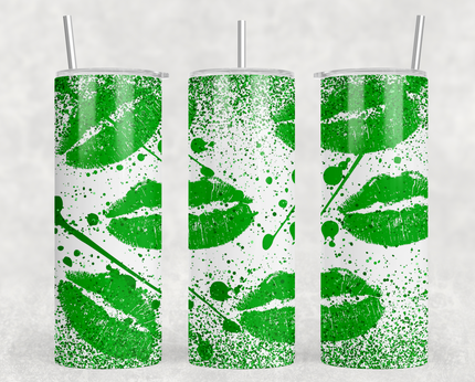 Green Lips 20oz Skinny Tumbler