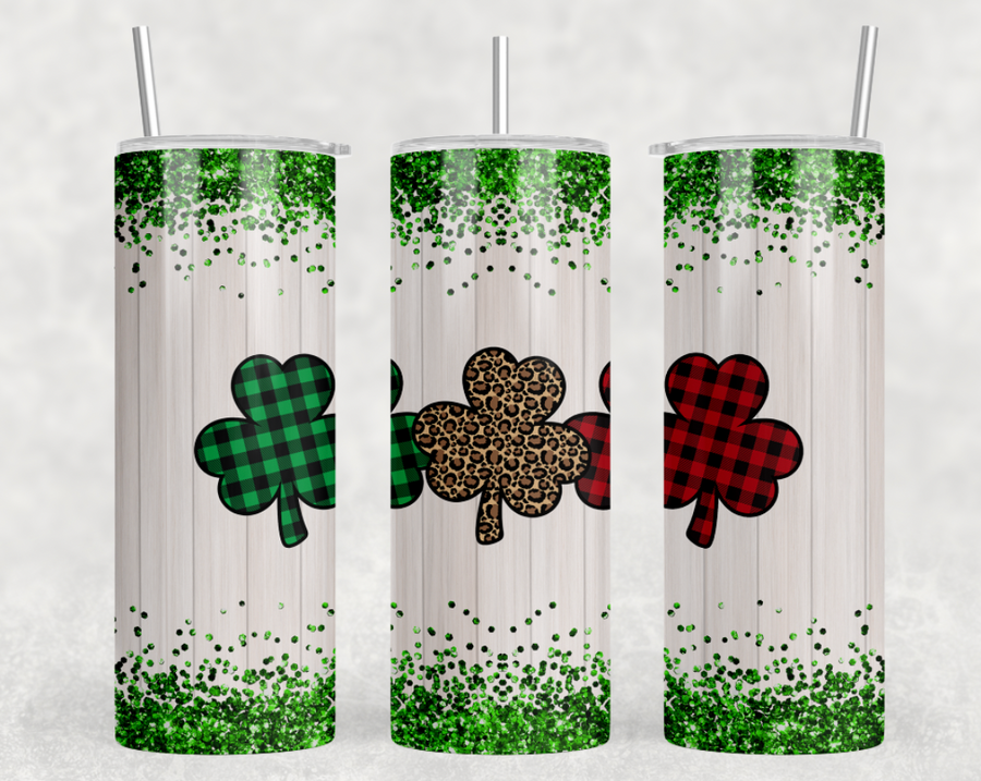 All The Shamrocks 20oz Skinny Tumbler