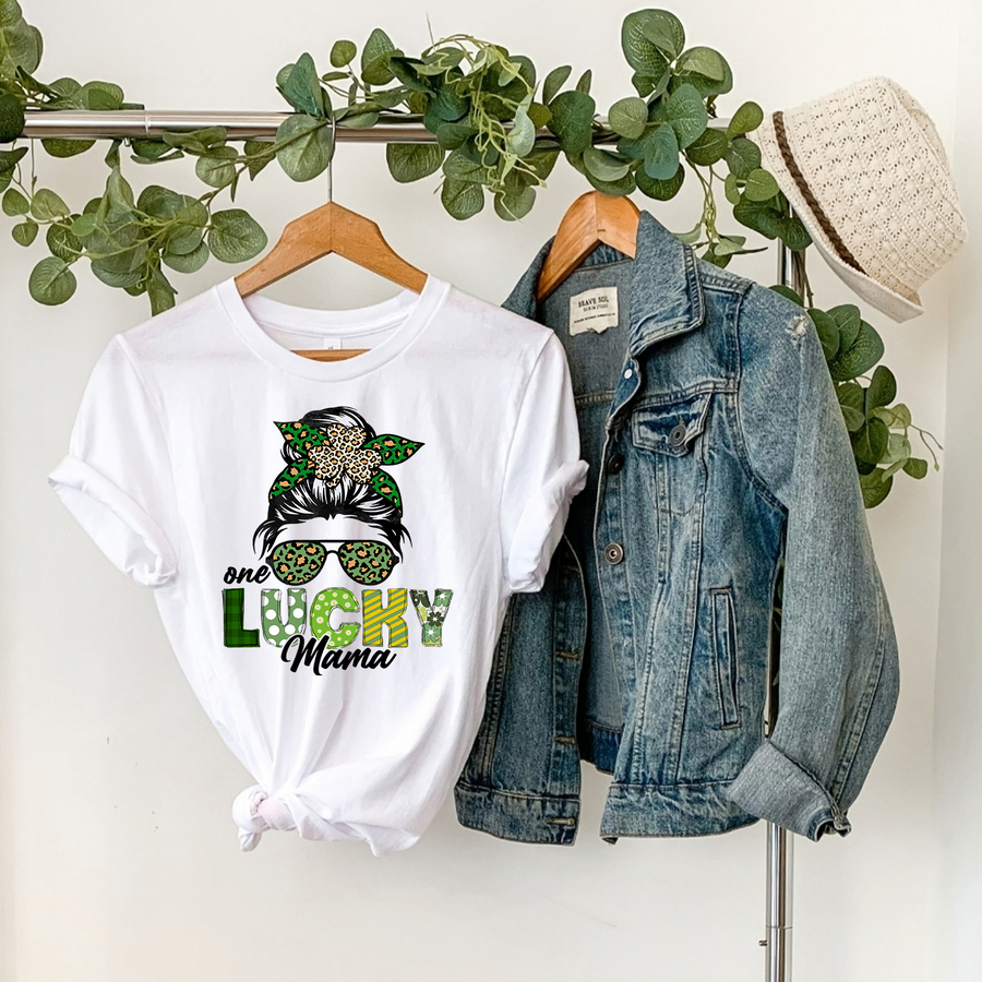One Lucky Mama Unisex T-shirt
