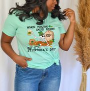 Dead Inside St.Patrick's Day Unisex T-shirt