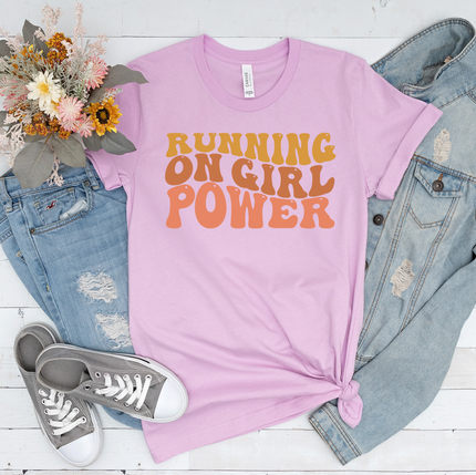 Running On Girl Power Unisex T-shirt