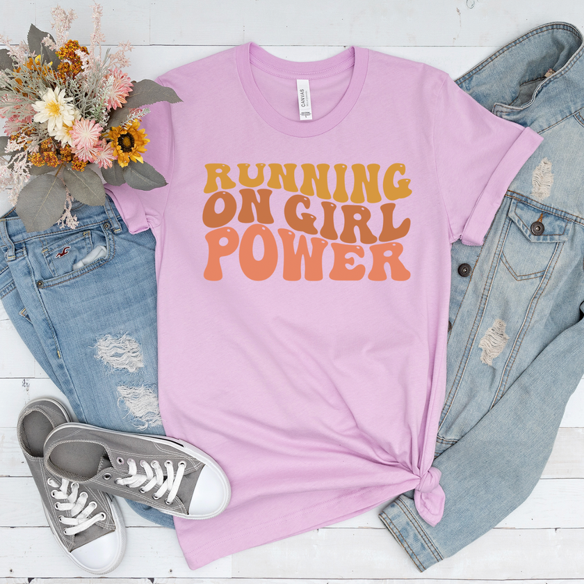 Running On Girl Power Unisex T-shirt