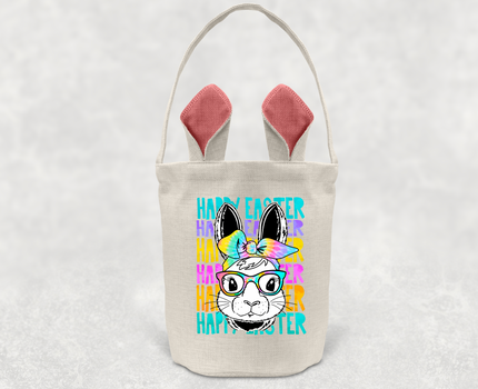 Tie Dye Bunny Easter Basket