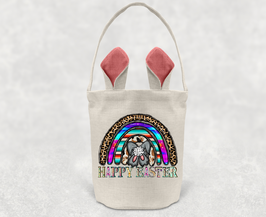 Happy Easter Rainbow Easter Basket