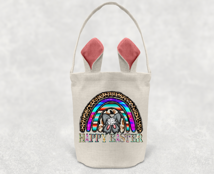 Happy Easter Rainbow Easter Basket