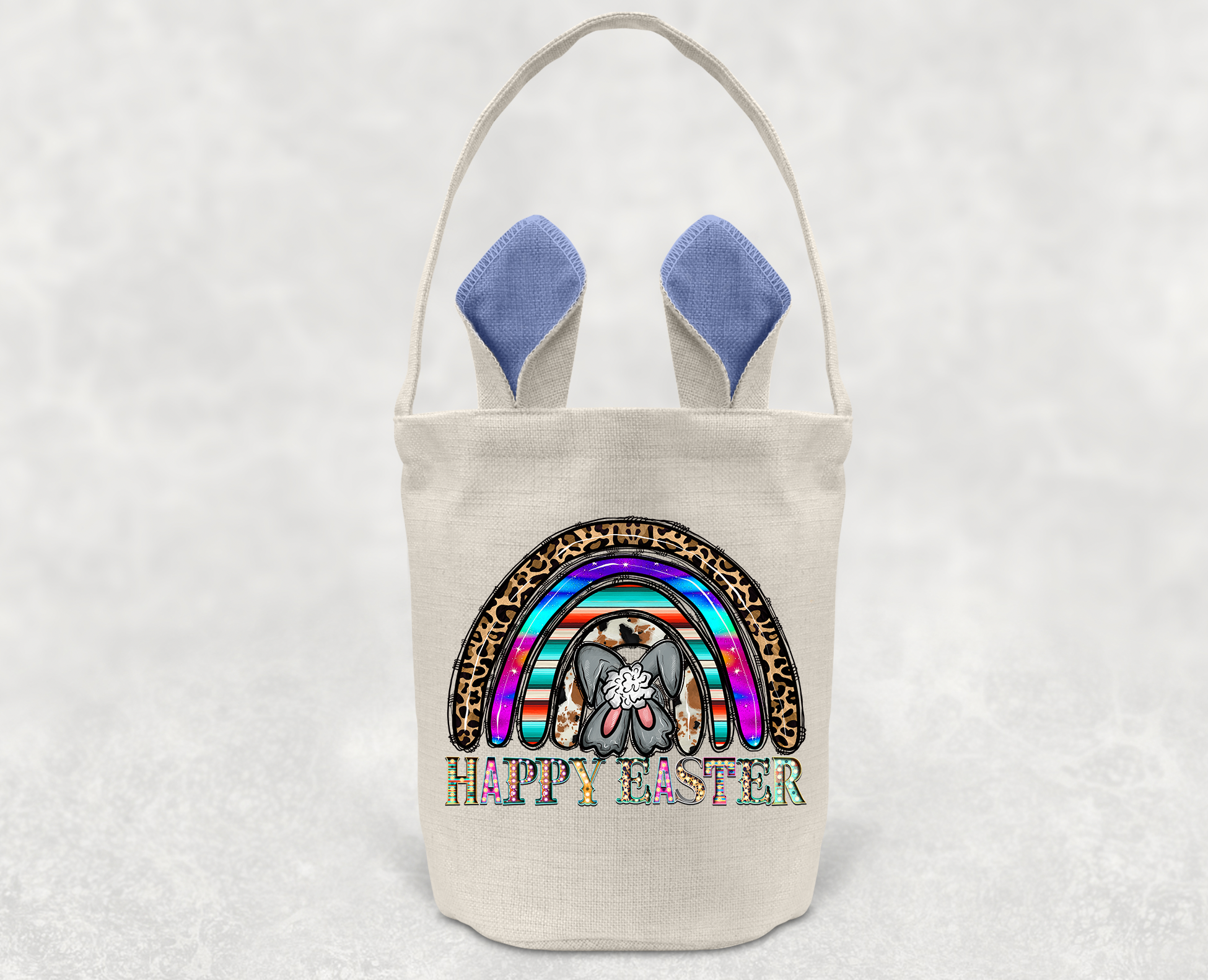 Happy Easter Rainbow Easter Basket