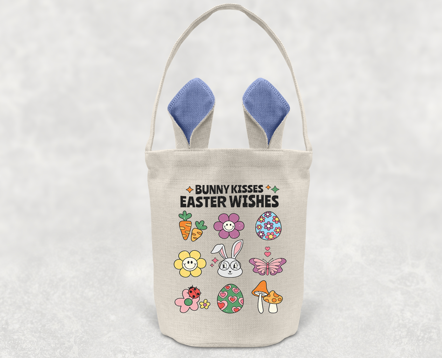 Bunny Kisses Easter Wishes - Easter Basket