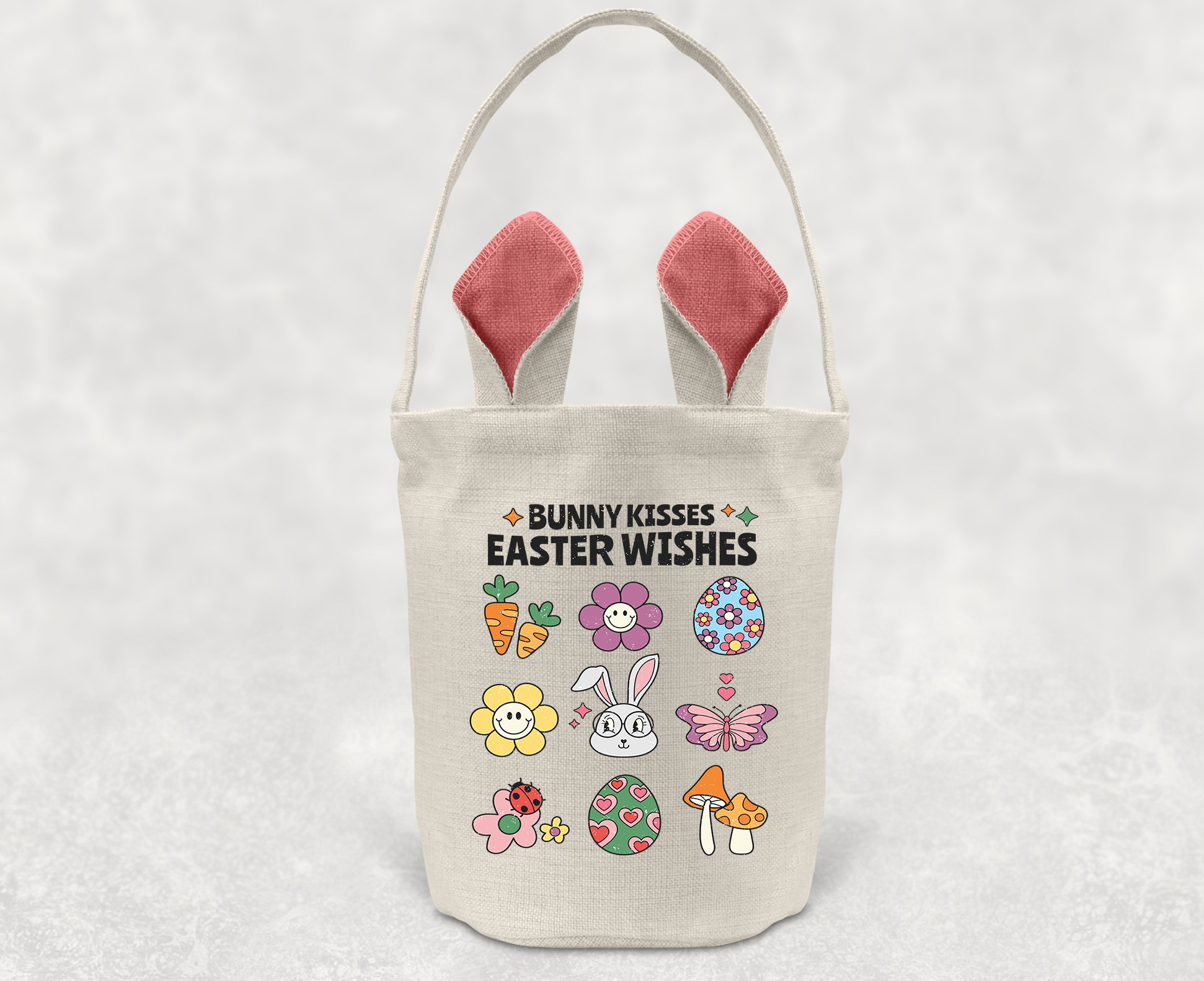 Bunny Kisses Easter Wishes - Easter Basket