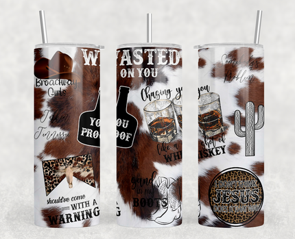 Country Music Skinny Tumbler