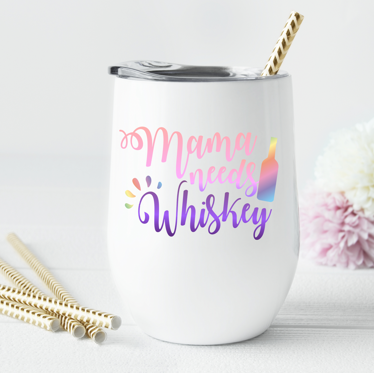 Mama Needs A Whisky Wine Tumbler