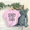Sorry I'm Awkward Sorry Unisex T-shirt