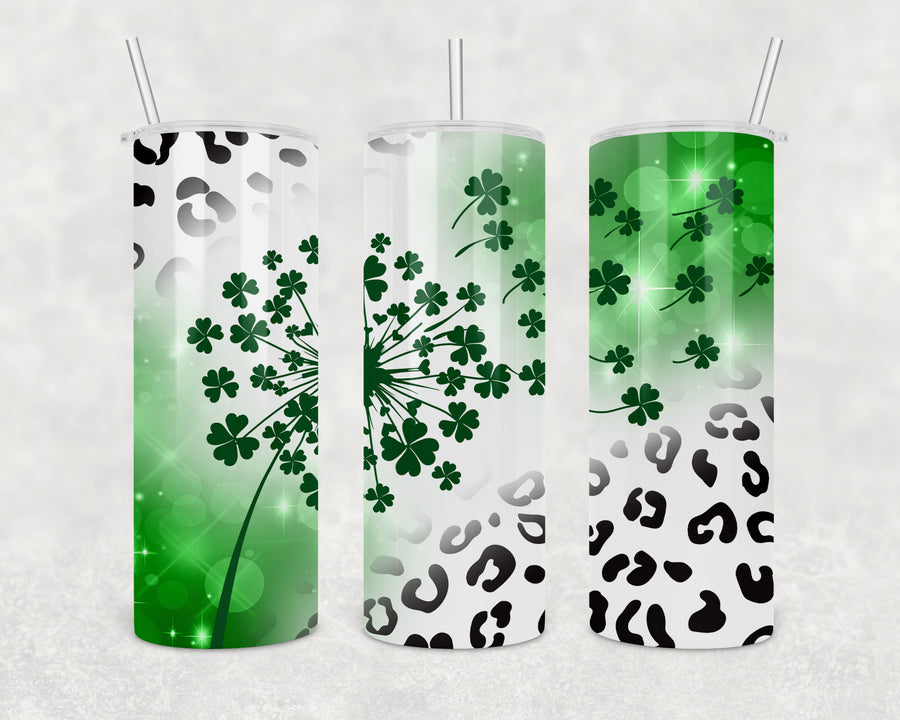 Shamrock Dandelion 20oz Skinny Tumbler