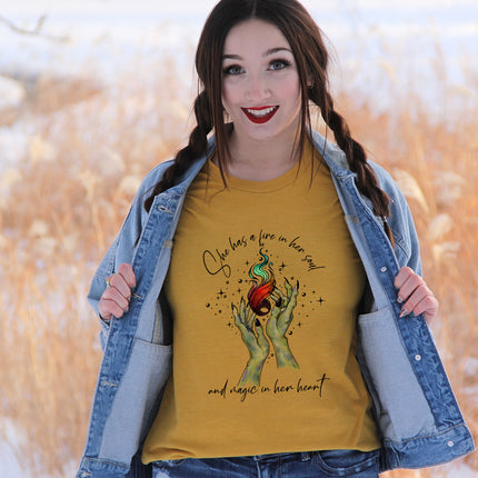 She Has Fire In Her Soul Unisex T-shirt