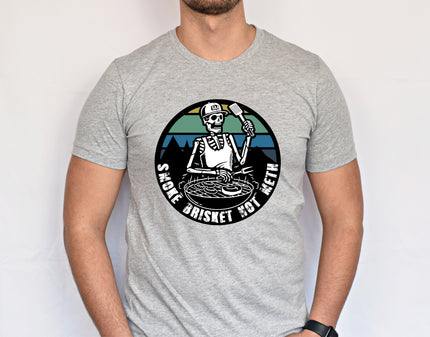 Smoke Brisket - Blue Unisex T-shirt