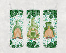 St Patricks Gnomes 20oz Skinny Tumbler