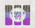 Summer Vibes Skinny Tumbler