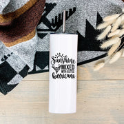Sunshine Mixed with Hurricane Skinny Tumbler