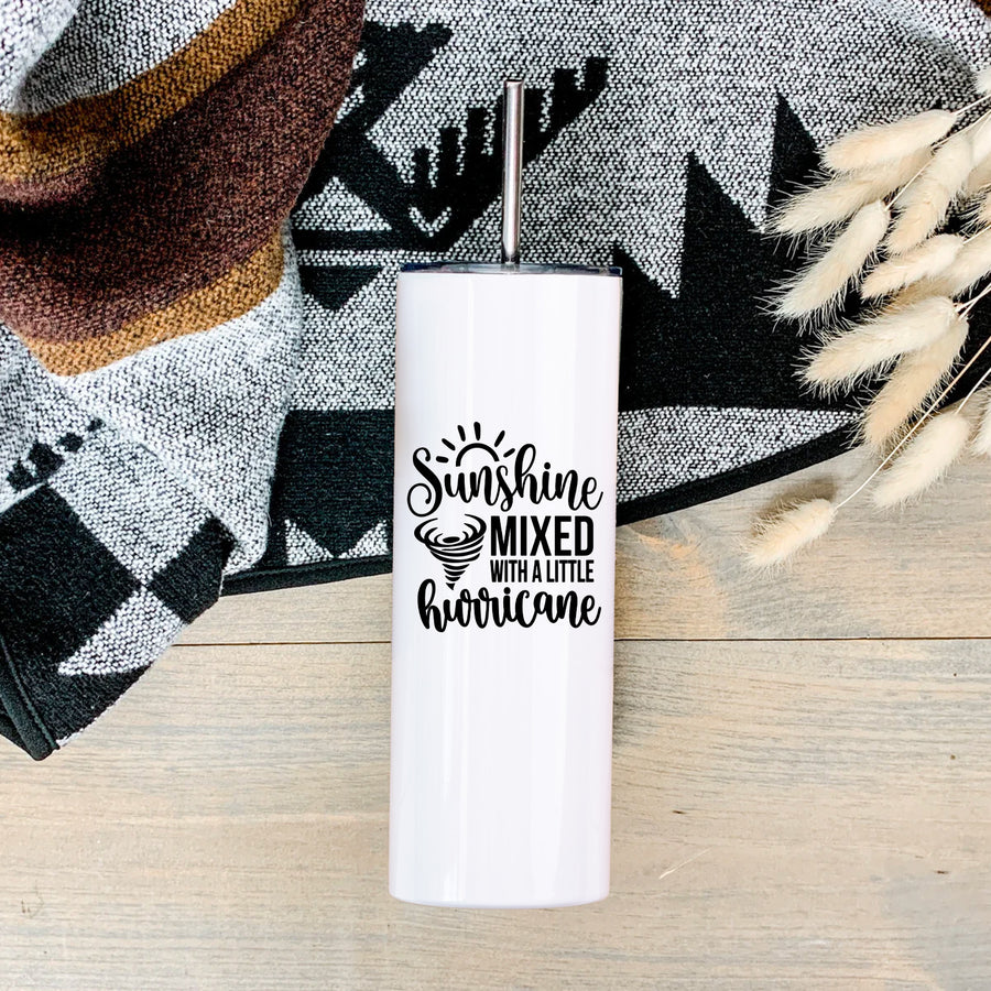 Sunshine Mixed with Hurricane Skinny Tumbler