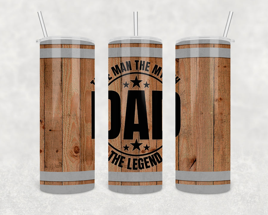 The Legend Dad 20oz Skinny Tumbler