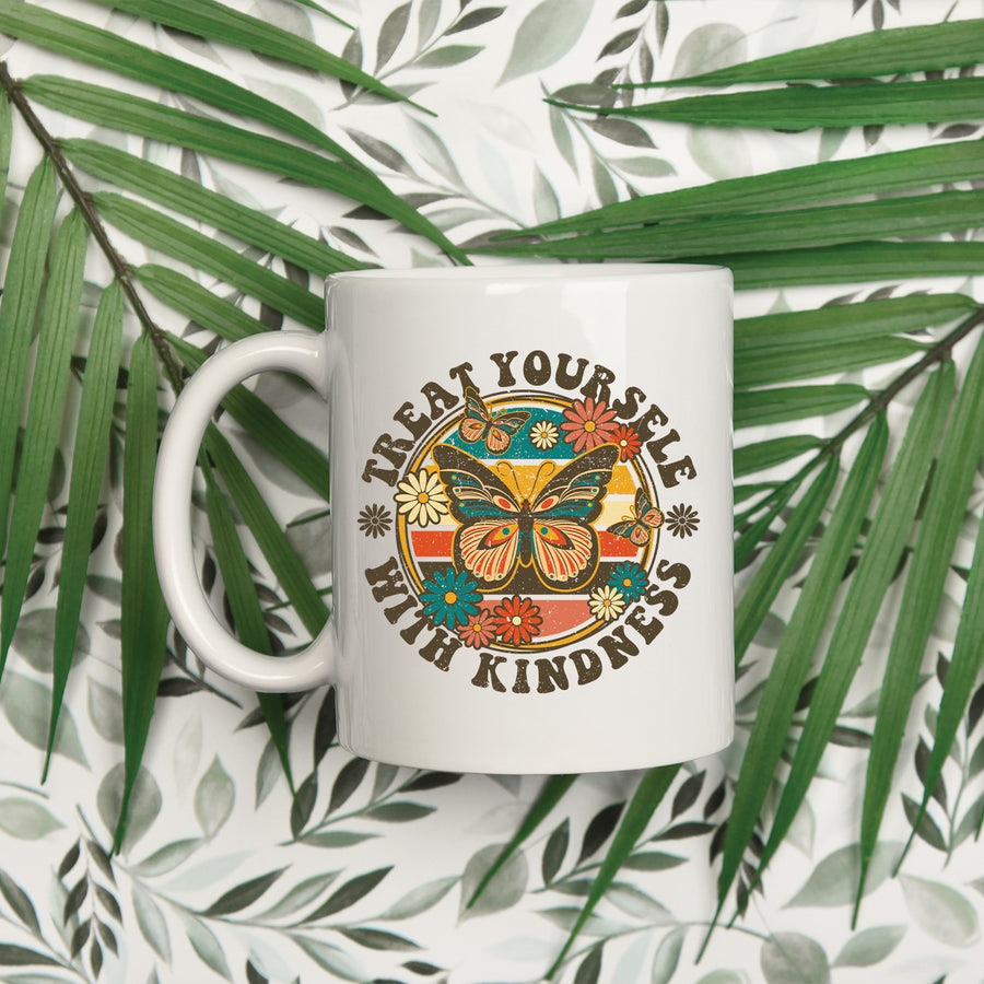 Treat Yourself With Kindness 15oz Mug