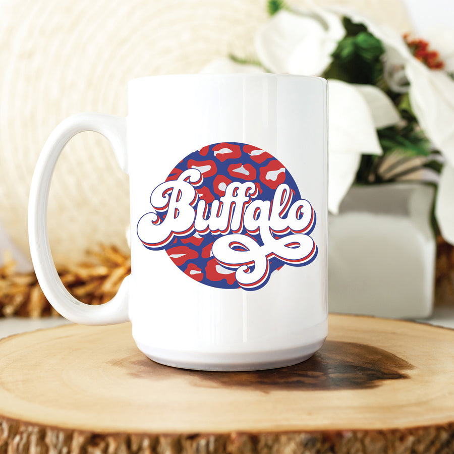 Leopard Buffalo Bills 15oz Mug