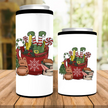 Upside Down Teacher Elf Can Cooler