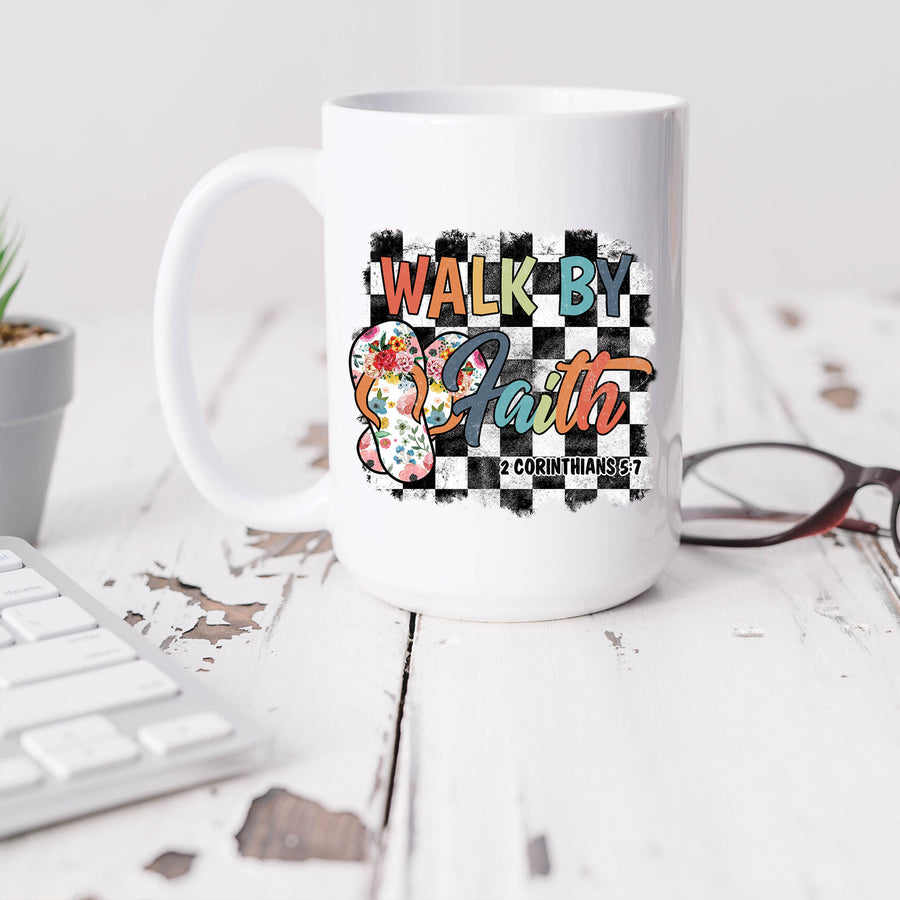 Walk By Faith 15oz Mug